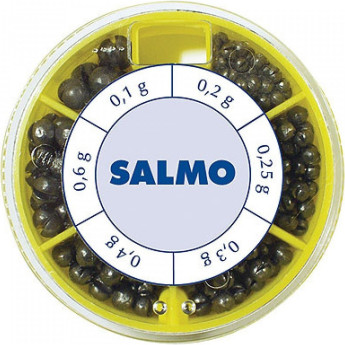 Грузила SALMO Дробинка Pl 6 секций стандартные 050г набор